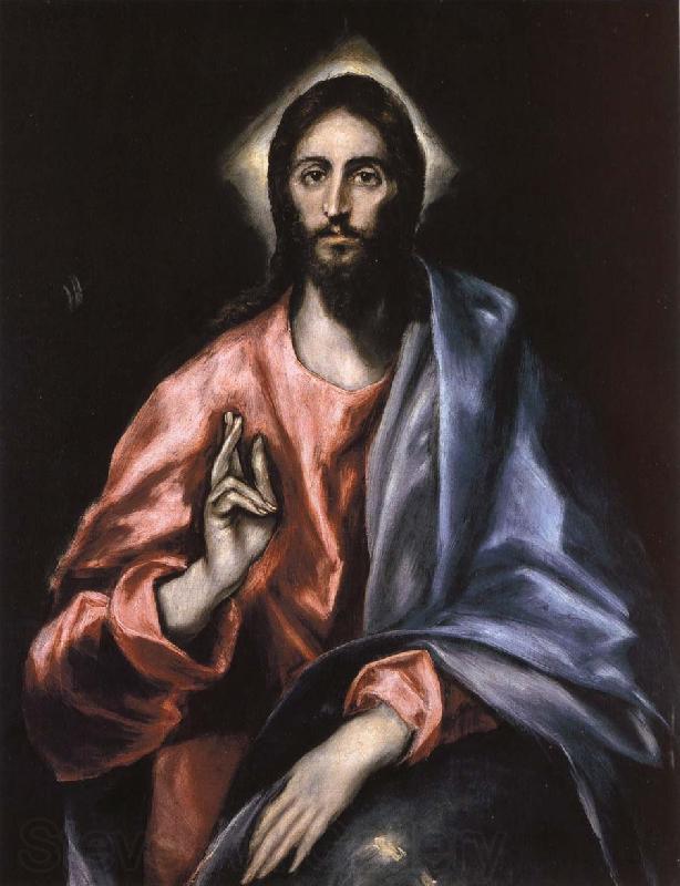 El Greco Christ as Saviour